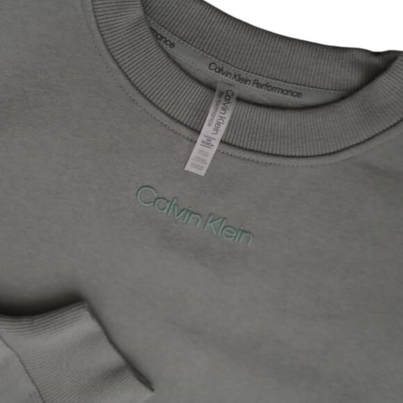 Calvin Klein Unisex Oversized Green Sweatshirt – Size S - Picture 9 of 11